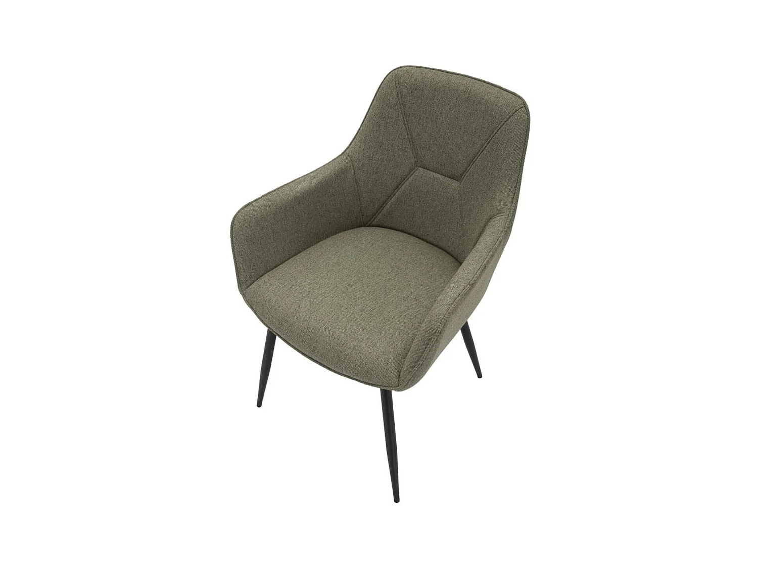 Set di 2 Sedie MF380, Verde, 58x63x85,5 cm, Seven Design