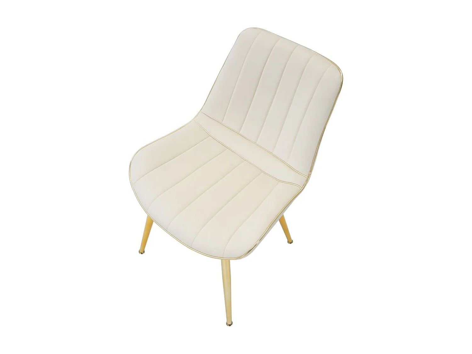 Lot de 2 Chaises MF382, Beige, 51x59x79 cm, Seven Design