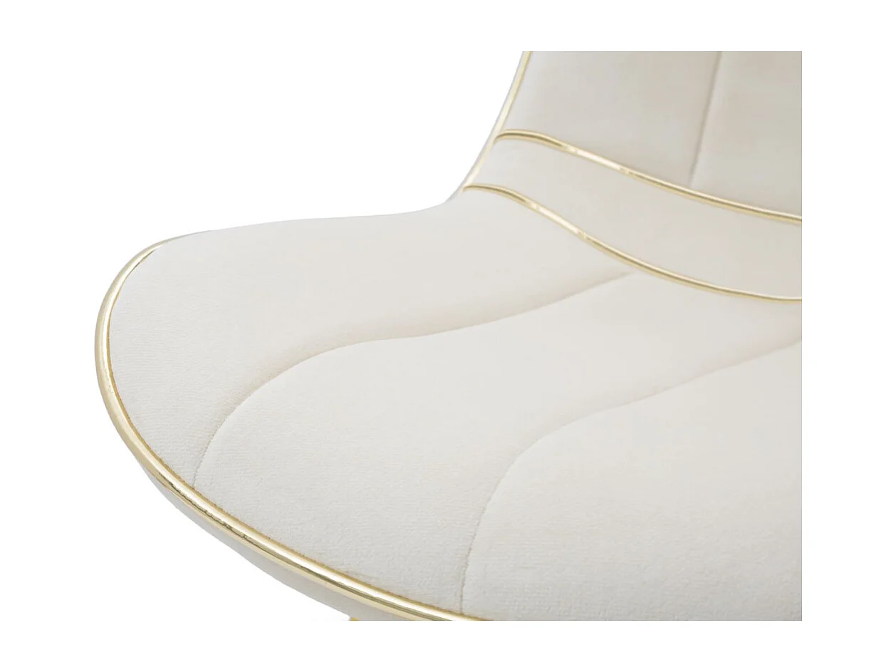 Lot de 2 Chaises MF382, Beige, 51x59x79 cm, Seven Design