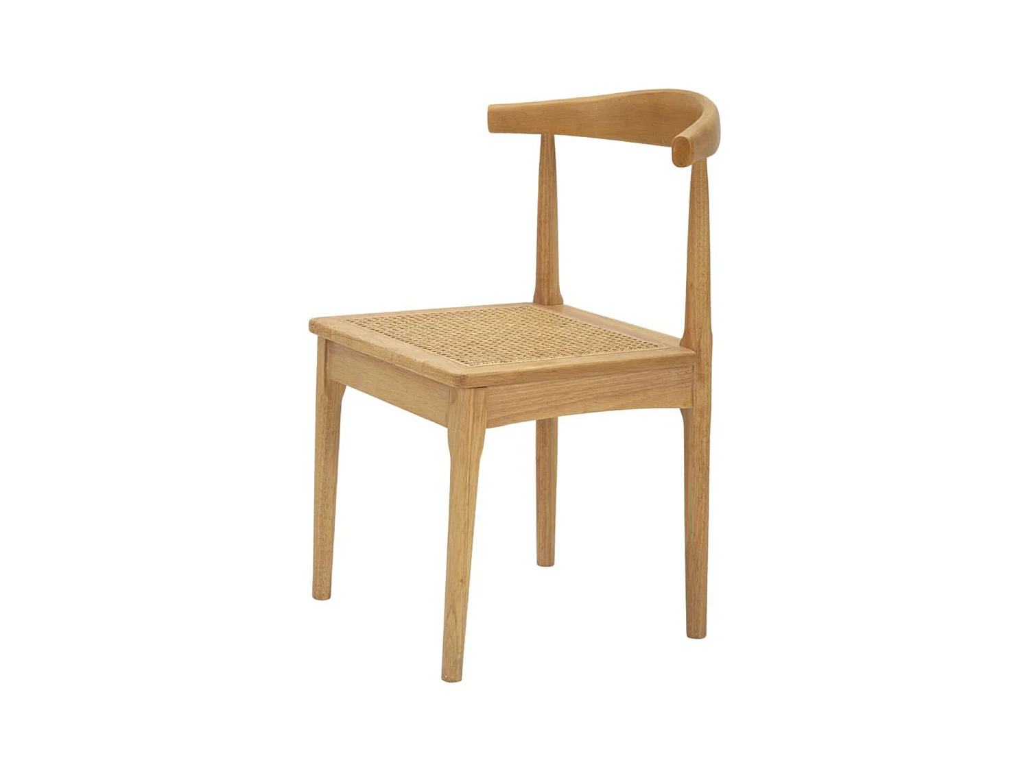 Set di 2 Sedie Natura 6, Marrone, 54x54x70 cm, Epikasa