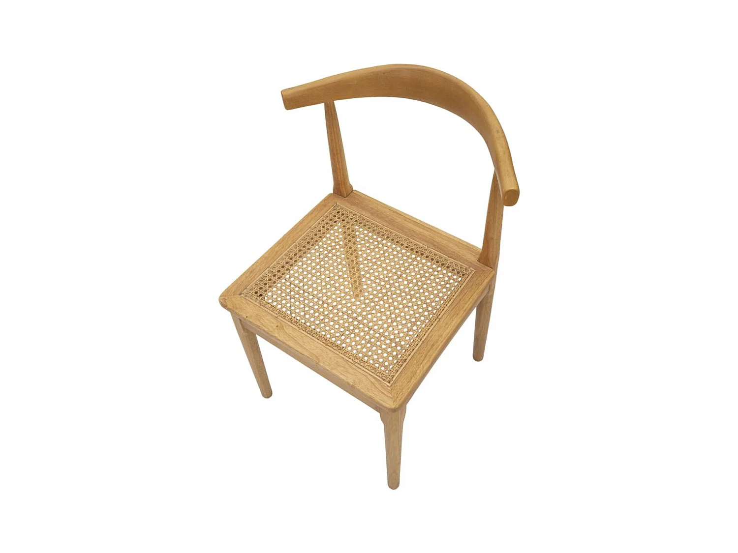 Set di 2 Sedie Natura 6, Marrone, 54x54x70 cm, Epikasa