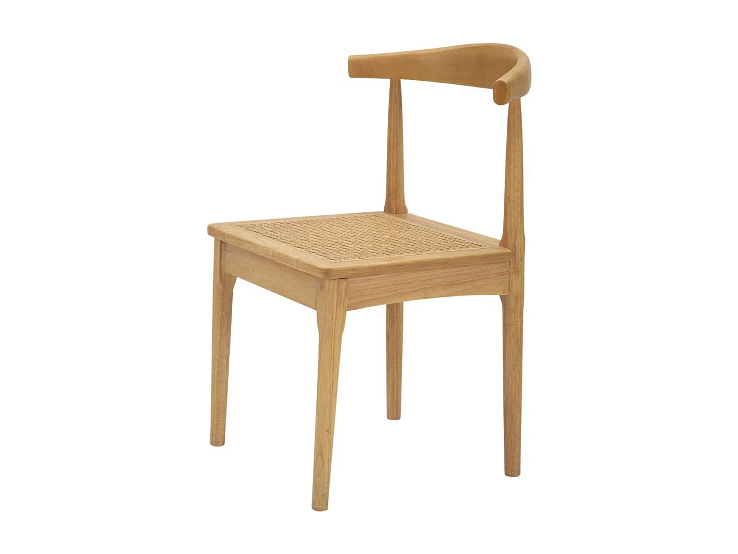 Lot de 2 Chaises Natura 6, Marron, 54x54x70 cm, Epikasa