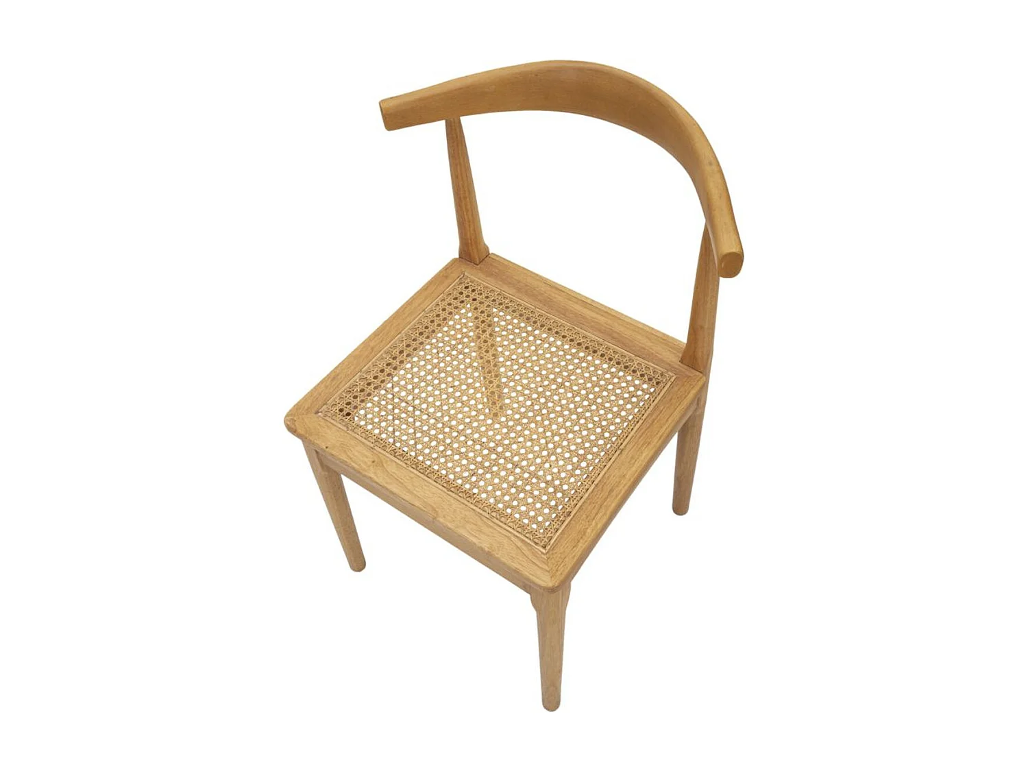 Lot de 2 Chaises Natura 6, Marron, 54x54x70 cm, Epikasa
