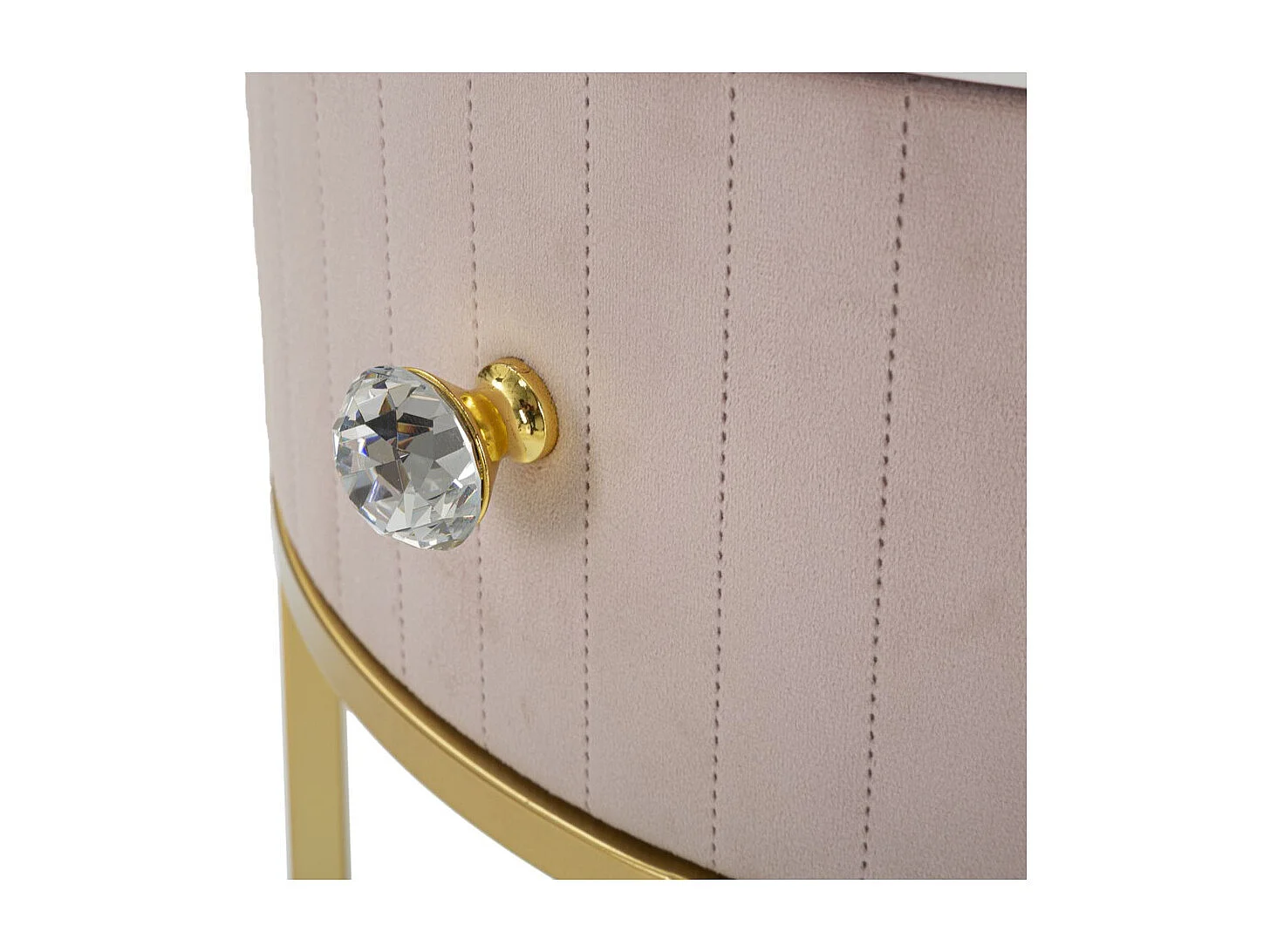 Mesa de Cabeceira MF18, Cor-de-rosa, 42x42x48 cm, Seven Design