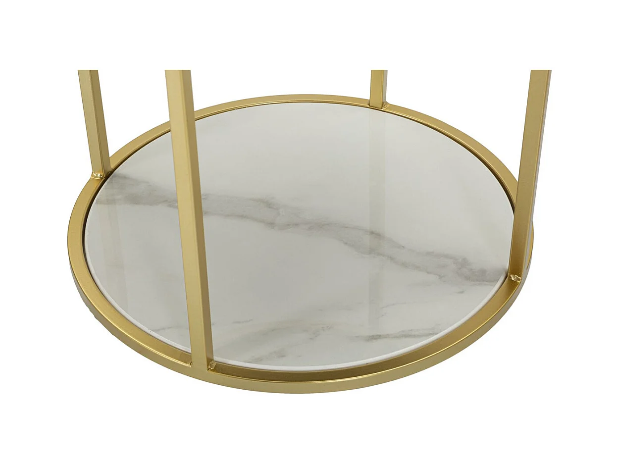 Stolik Nocny MF17, Biały, 42x42x48 cm, Epikasa