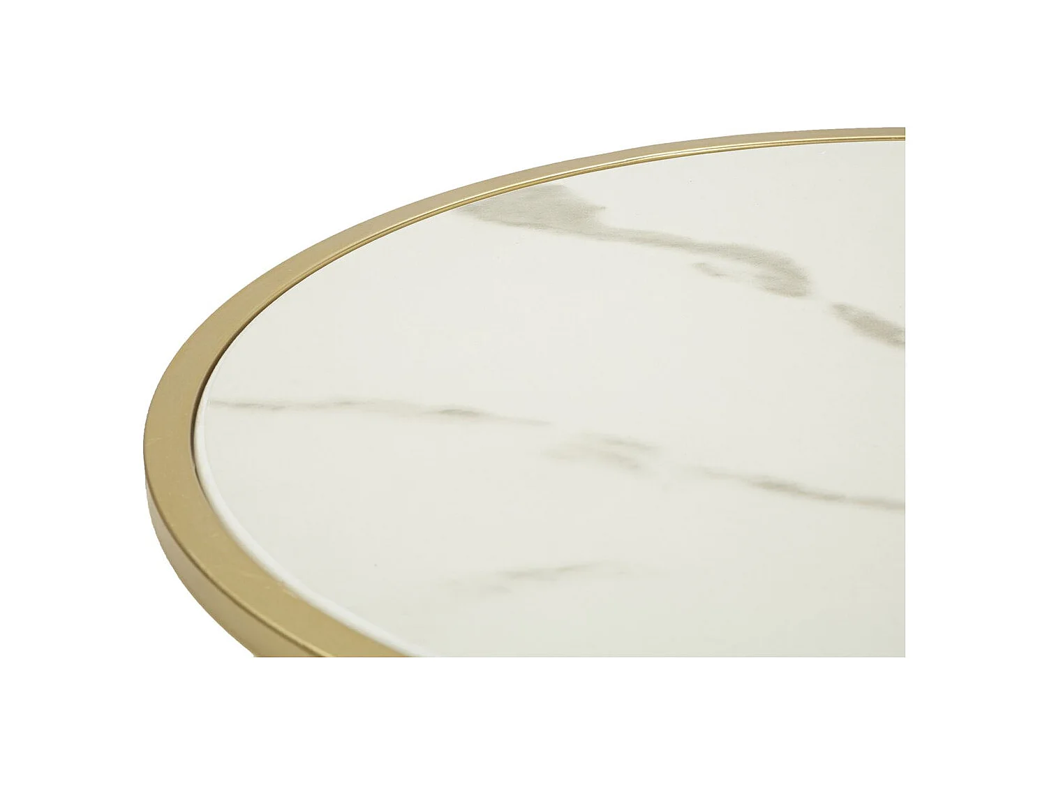 Stolik Nocny MF13, Złoto, 43x43x48 cm, Epikasa