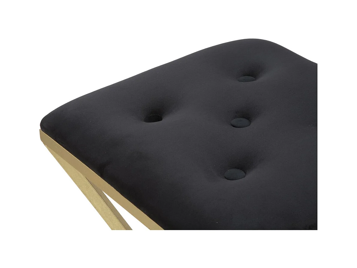 Niski Stołek Trójkąty, Złoto, 40x40x75 cm, Epikasa