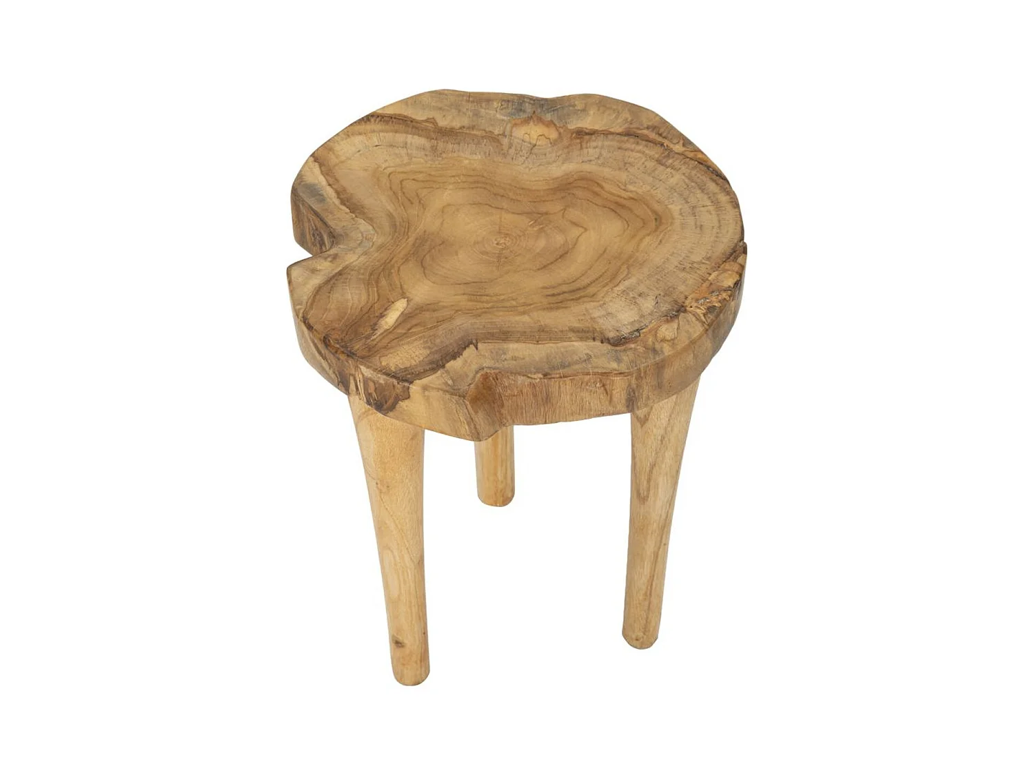 Niski Stołek Natura 12, Brązowy, 35x35x45 cm, Epikasa