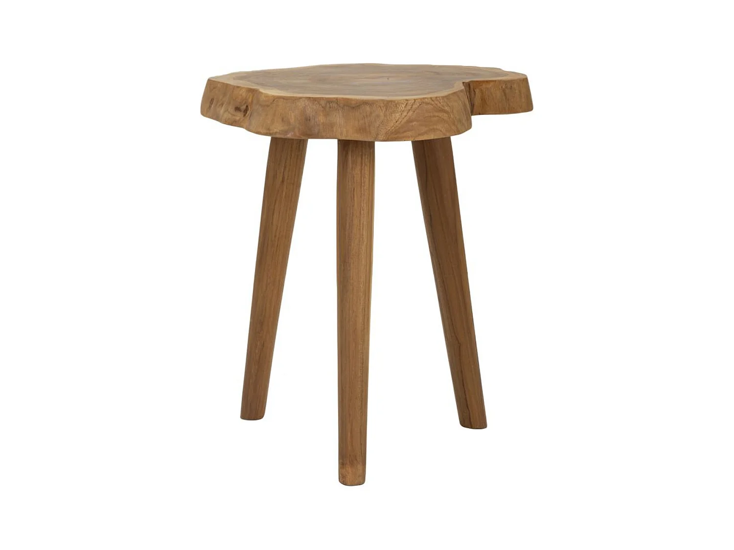 Banco Baixo Natura 11, Castanho, 38x38x45 cm, Epikasa