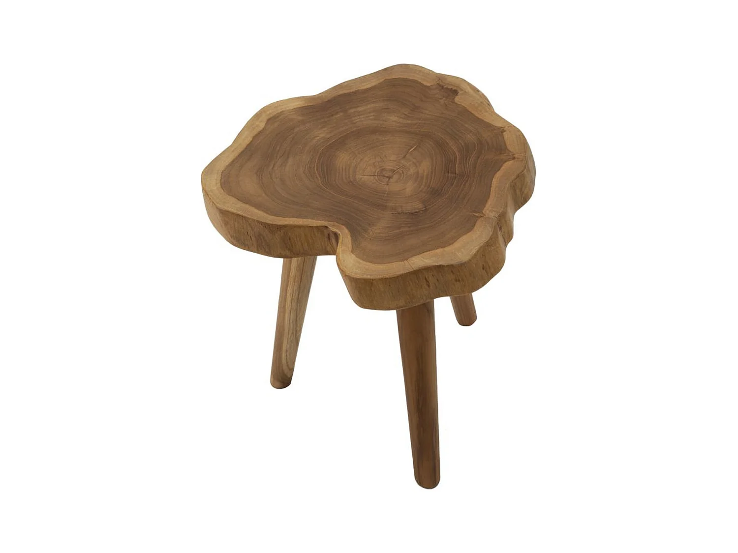 Banco Baixo Natura 11, Castanho, 38x38x45 cm, Epikasa