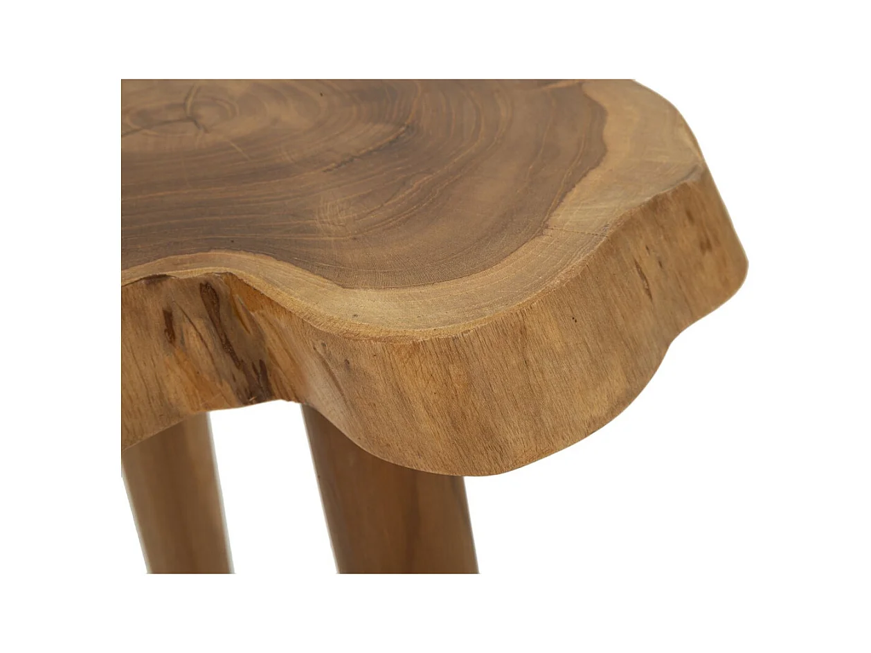 Banco Baixo Natura 11, Castanho, 38x38x45 cm, Epikasa