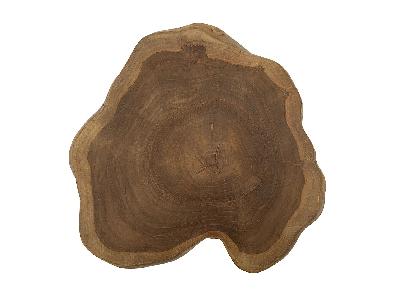 Tabouret Bas Natura 11, Marron, 38x38x45 cm, Seven Design