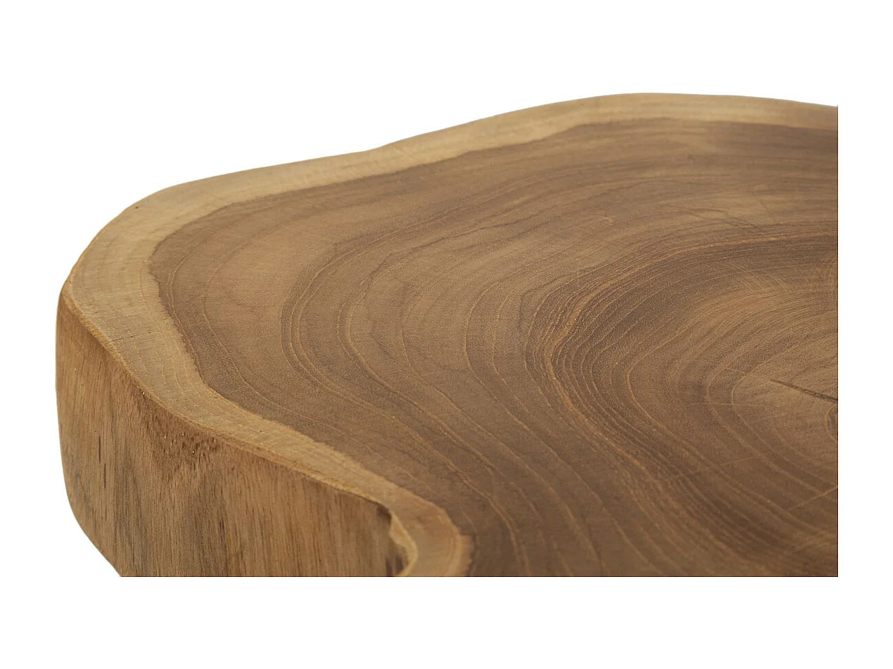 Tabouret Bas Natura 11, Marron, 38x38x45 cm, Seven Design