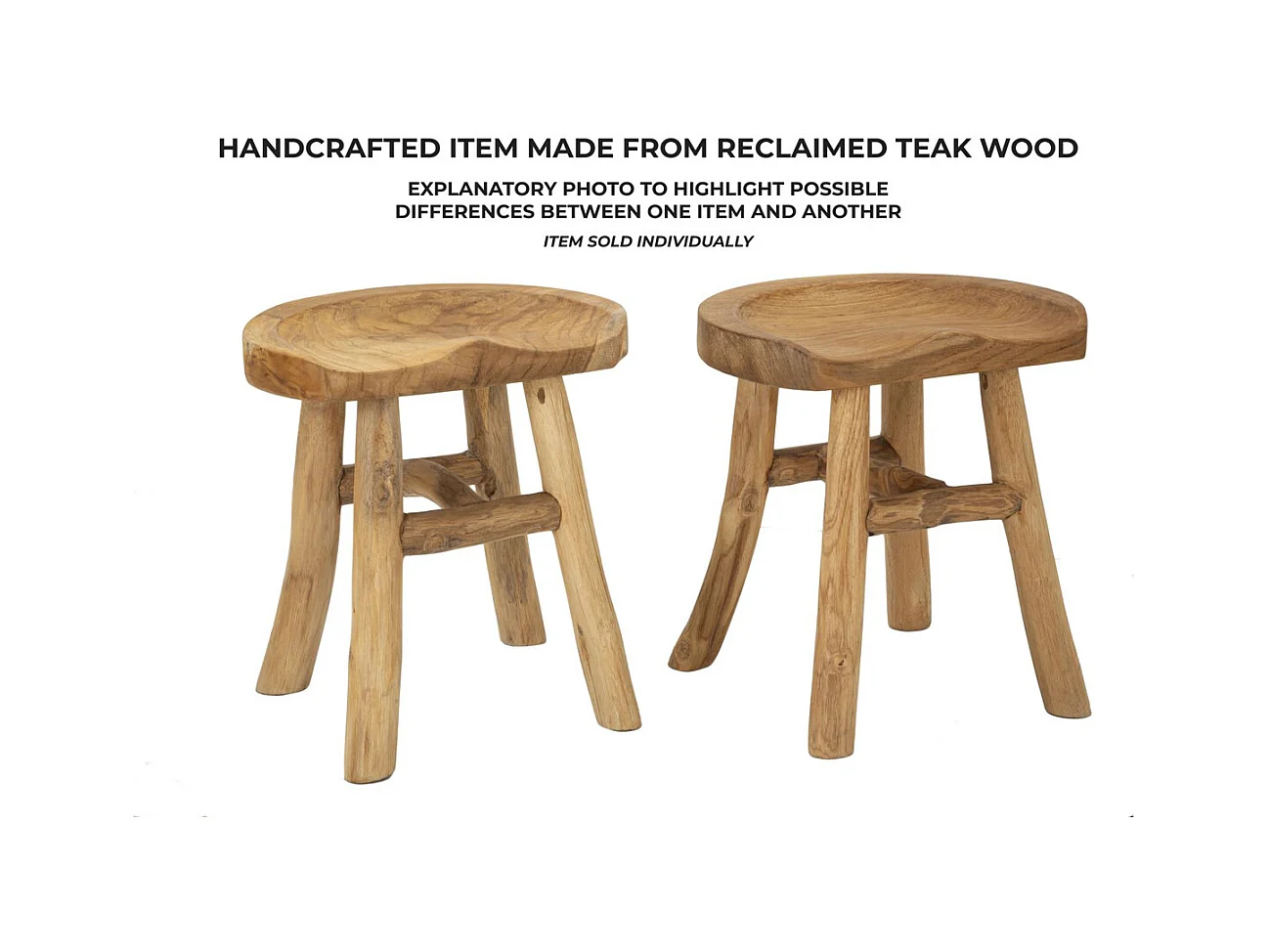 Sgabello Basso Natura 13, Marrone, 40x32x42 cm, Epikasa