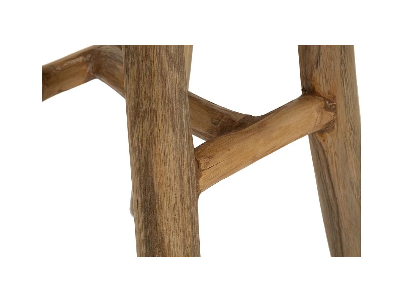 Niski Stołek Natura 10, Brązowy, 35x30x42 cm, Epikasa