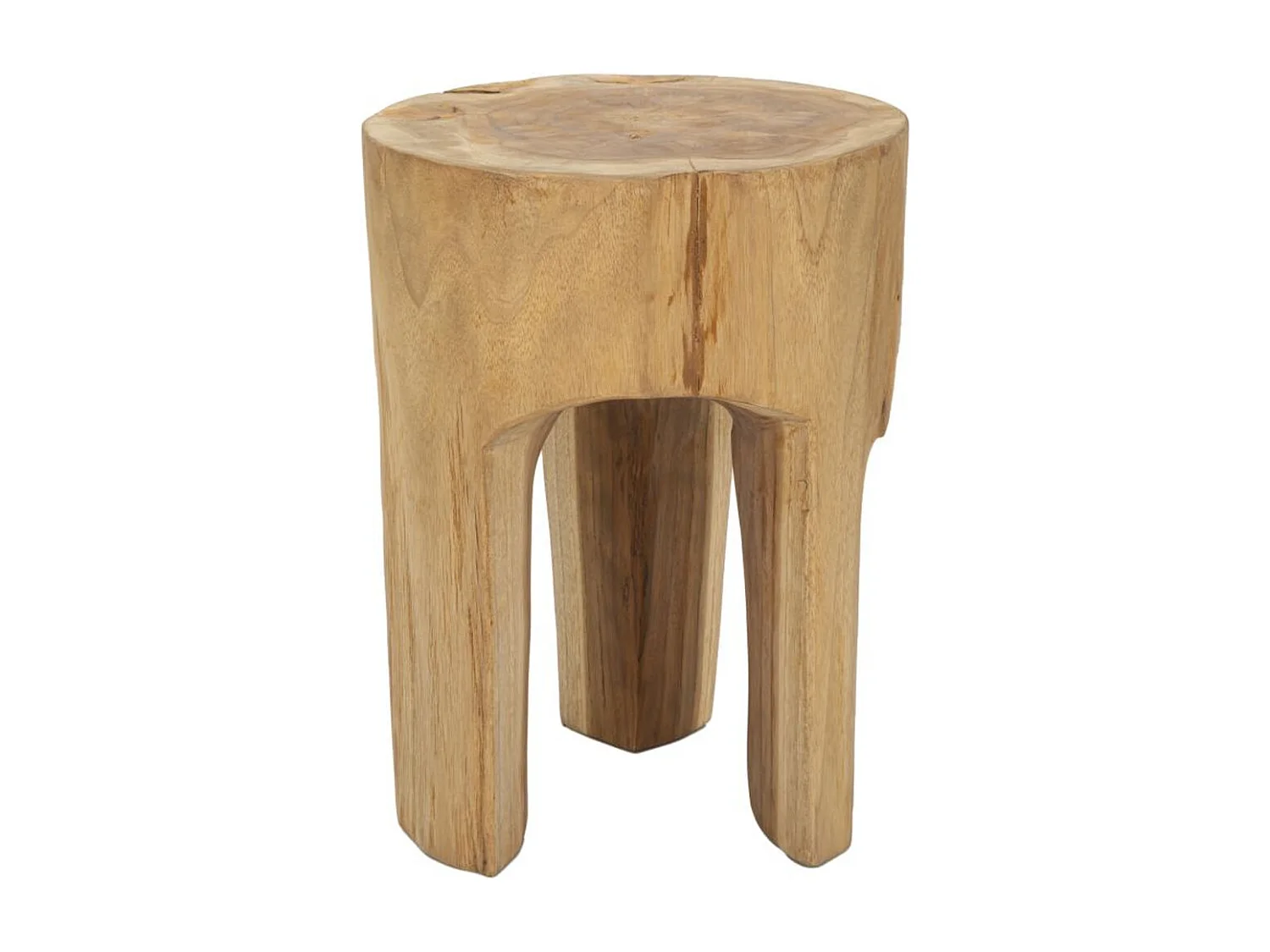 Banco Baixo Natura 9, Castanho, 30x30x40 cm, Seven Design