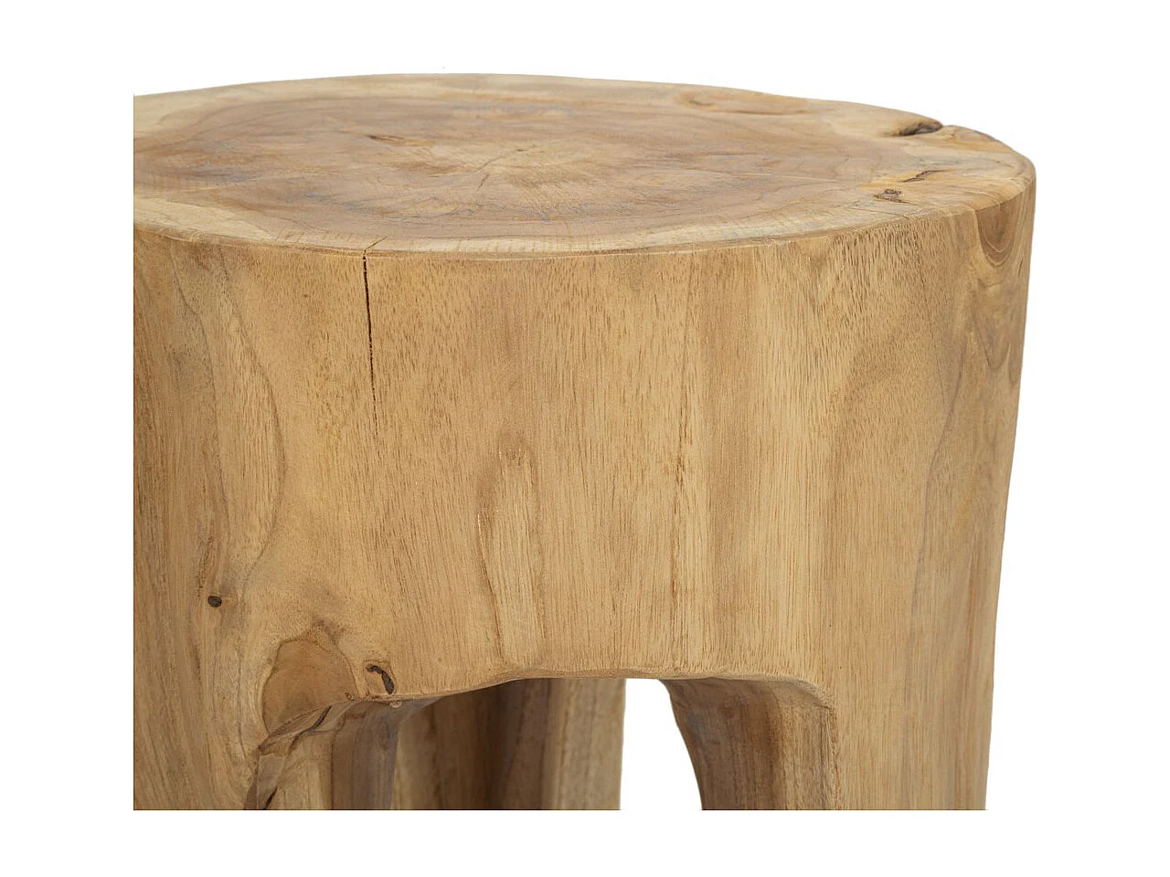 Banco Baixo Natura 9, Castanho, 30x30x40 cm, Seven Design