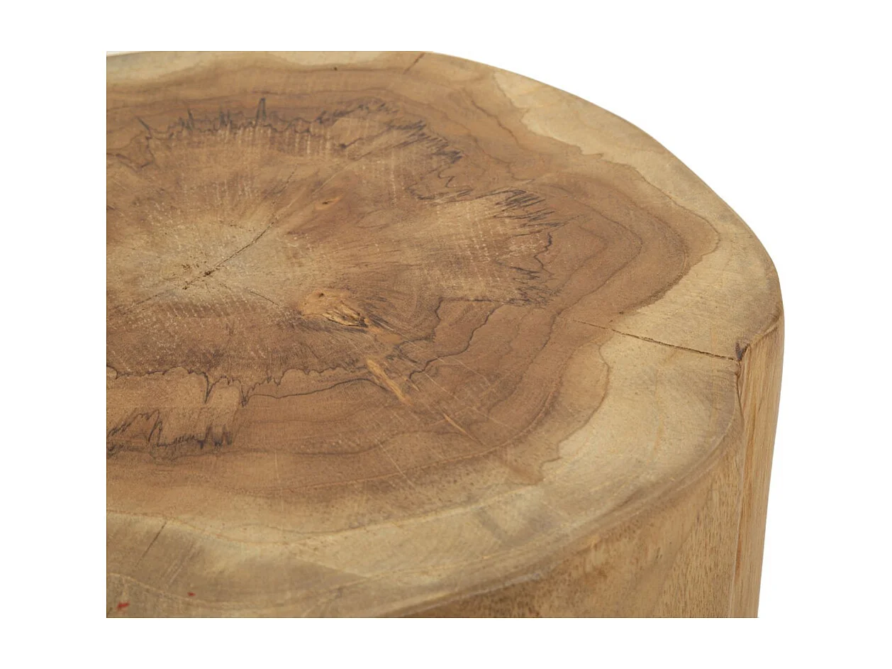 Banco Baixo Natura 9, Castanho, 30x30x40 cm, Seven Design