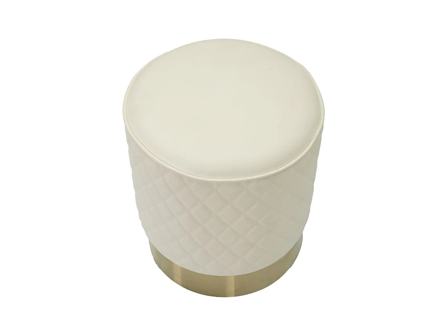 Poef MF354, Wit, 36x36x39 cm, Epikasa