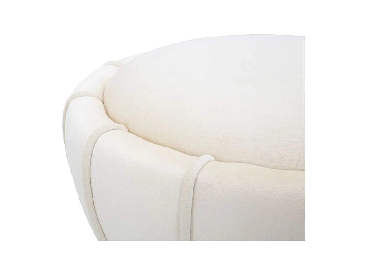 Pufa MF351, Beżowy, 40x40x44 cm, Epikasa