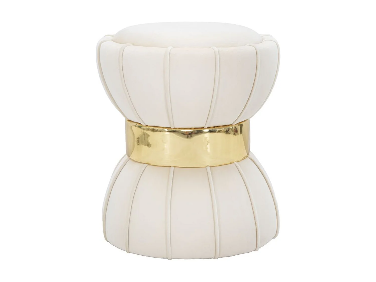 Pufa MF351, Beżowy, 40x40x44 cm, Seven Design