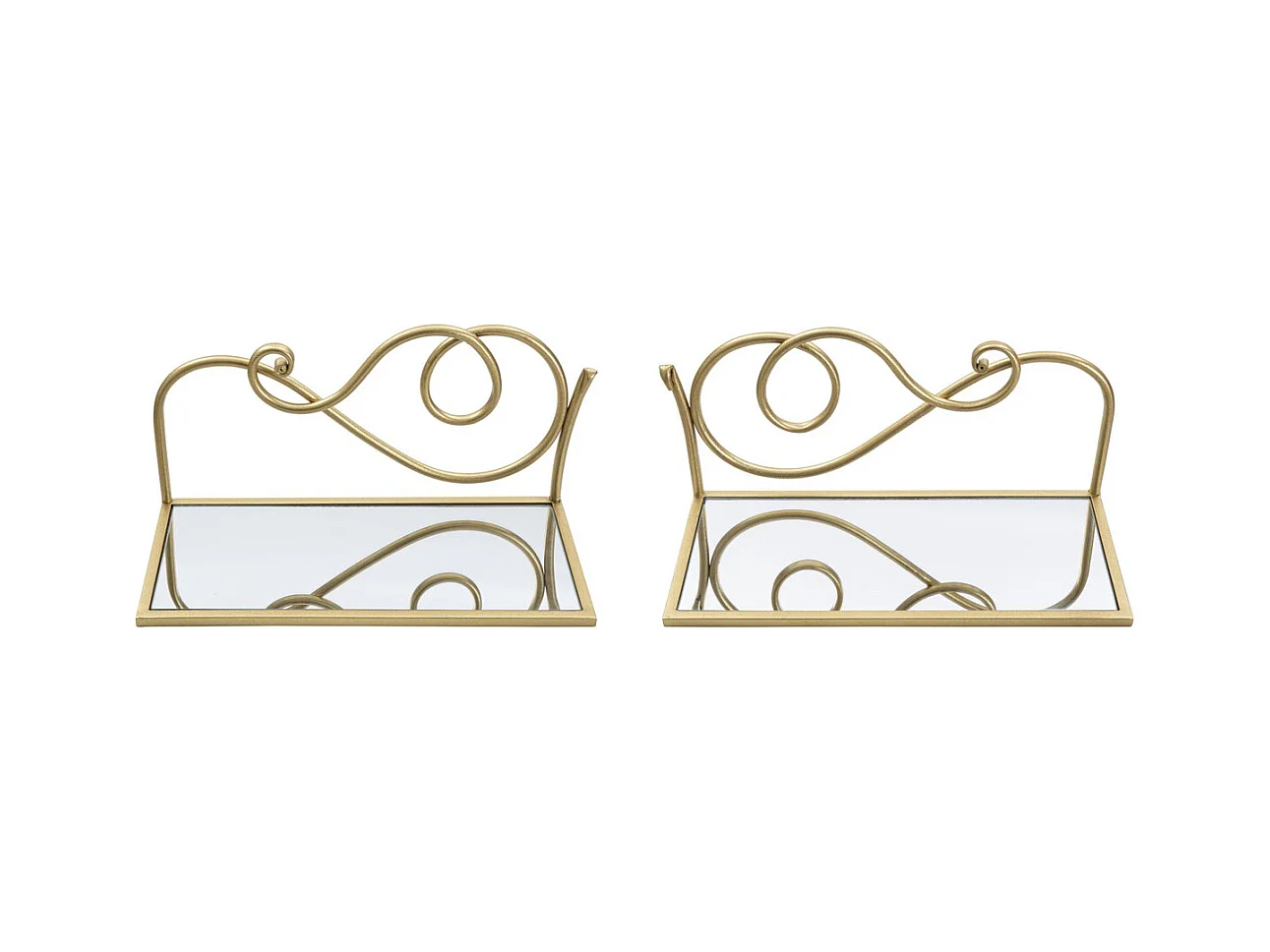 Półka MF226, Złoto, 41,5x18x20,5 cm, Epikasa