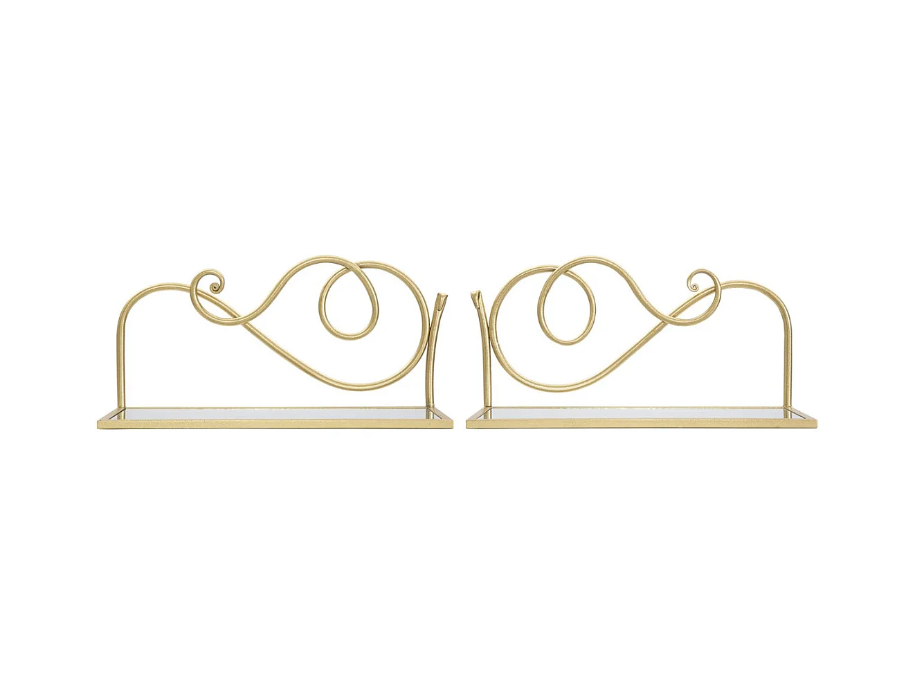 Półka MF226, Złoto, 41,5x18x20,5 cm, Epikasa