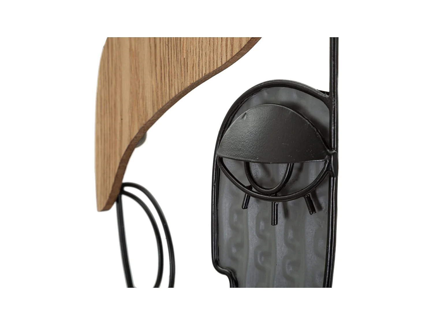 Wieszak ścienny Twarz 1, Wielokolorowy, 16x6x33 cm, Epikasa