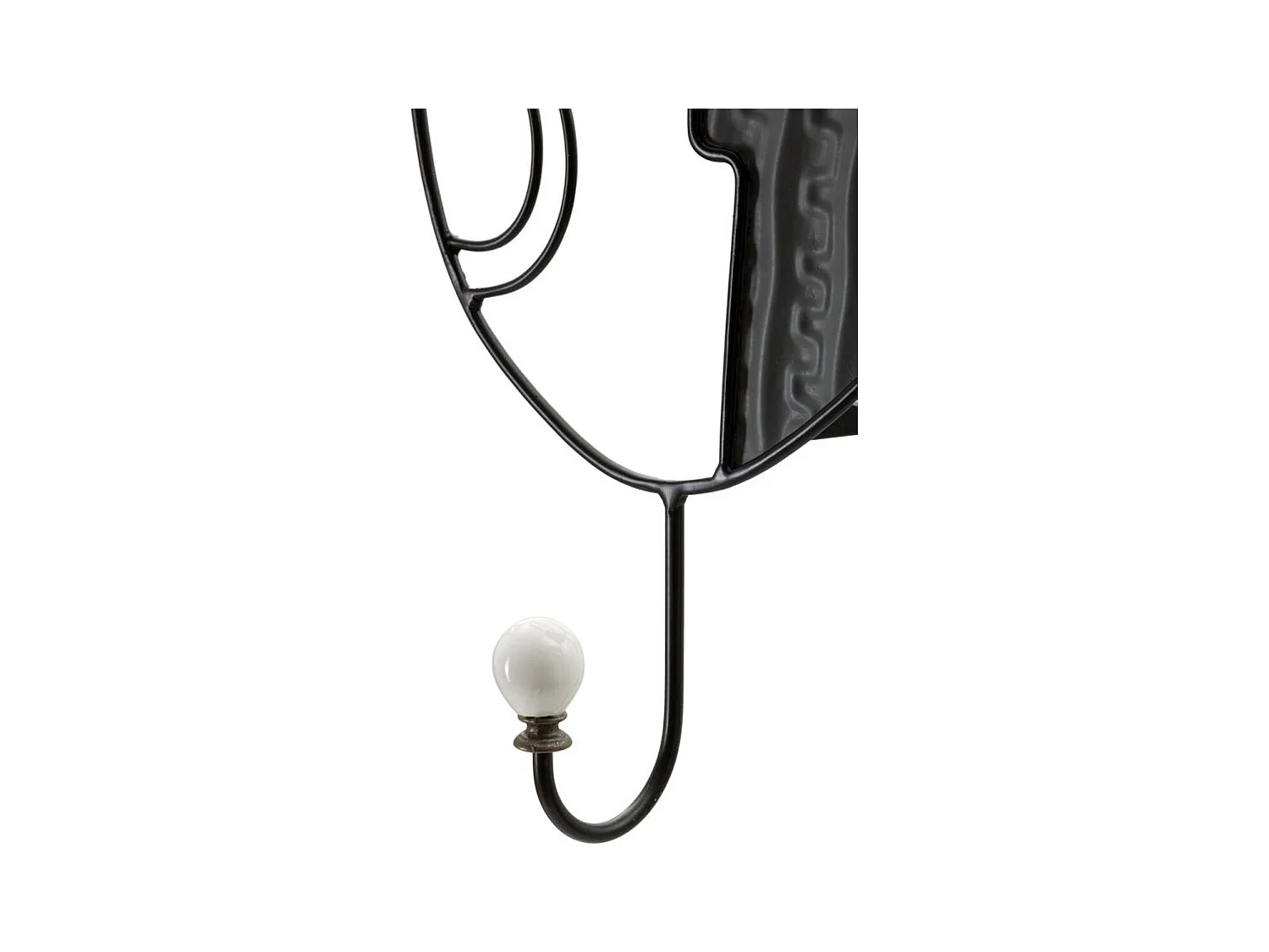 Wieszak ścienny Twarz 1, Wielokolorowy, 16x6x33 cm, Epikasa