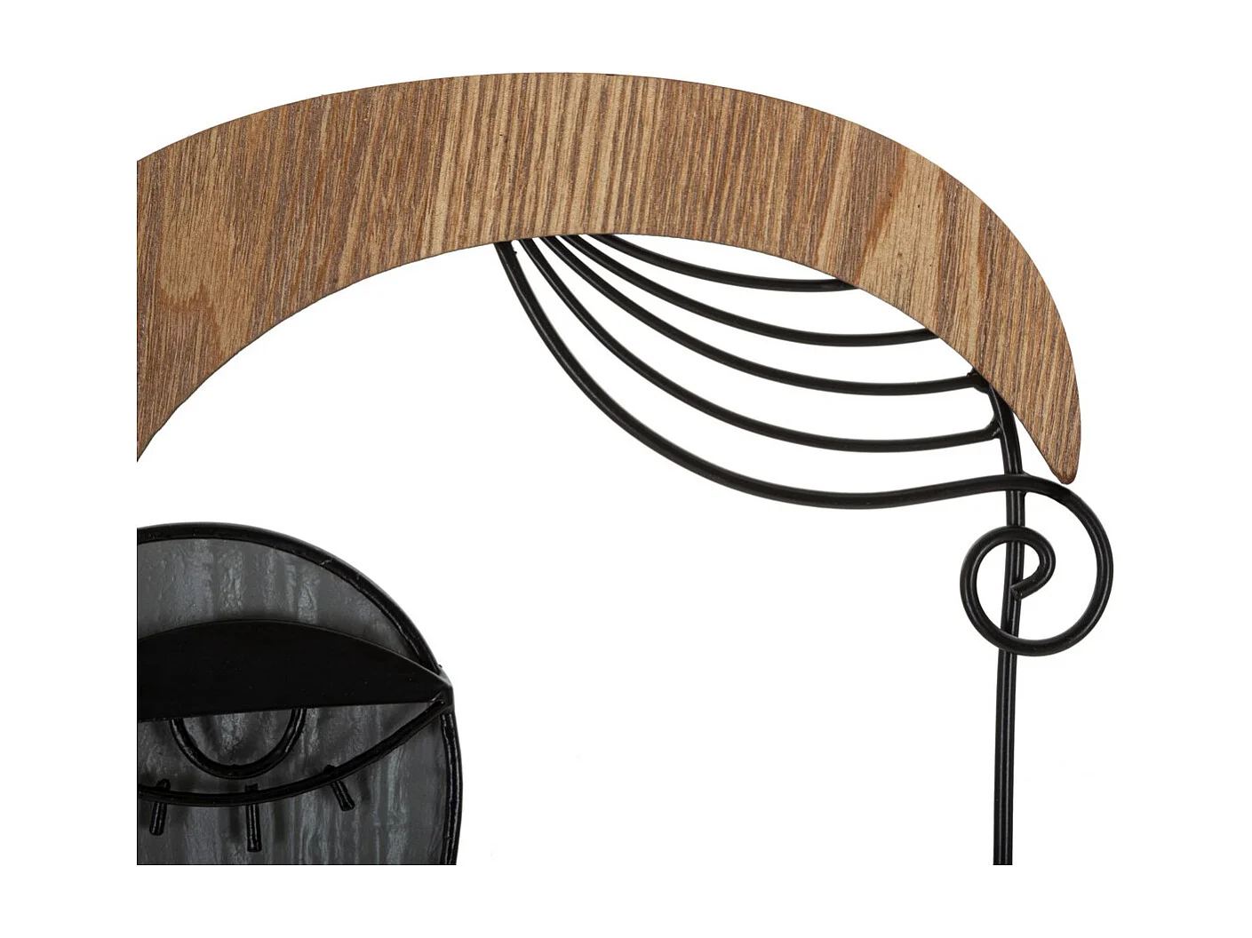 Perchero de Pared Cara, Multicolor, 22x6x35 cm, Seven Design