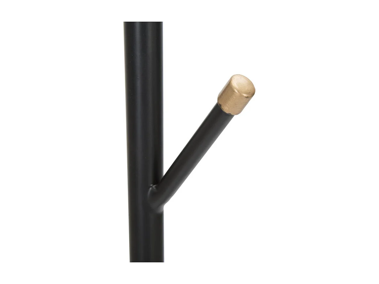Porte-Manteau sur Pied MF1, Noir, 26x26x176 cm, Seven Design