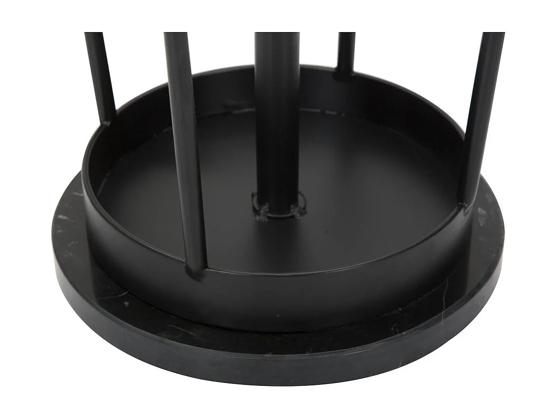 Porte-Manteau sur Pied MF1, Noir, 26x26x176 cm, Seven Design