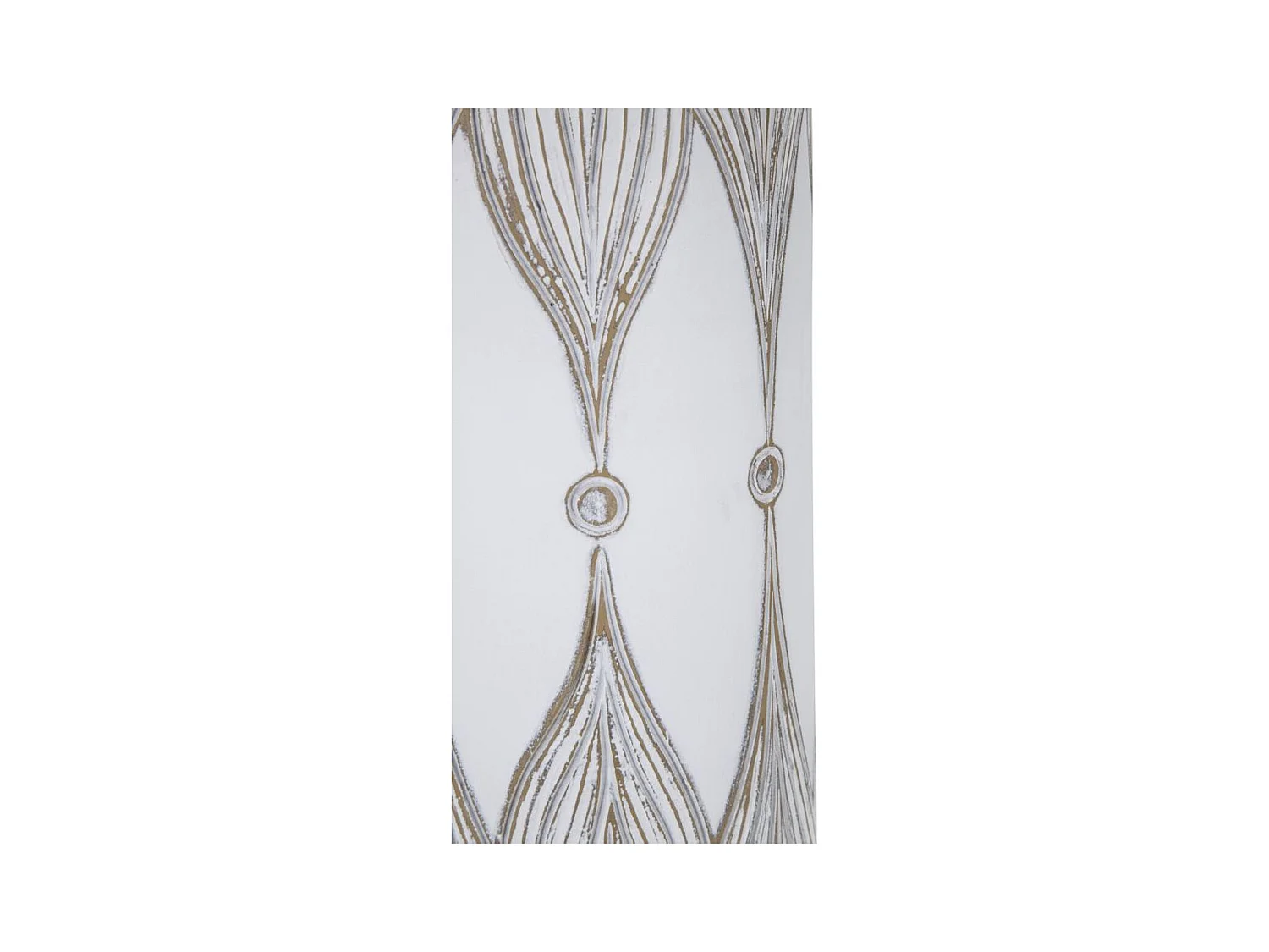 Vaso Decorativo MF672, Branco, 15x15x60 cm, Epikasa