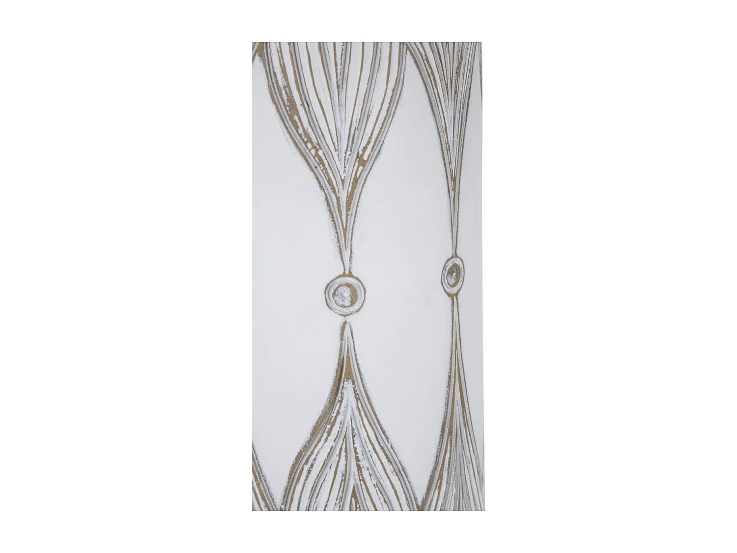 Vase Décoratif MF672, Blanc, 15x15x60 cm, Seven Design