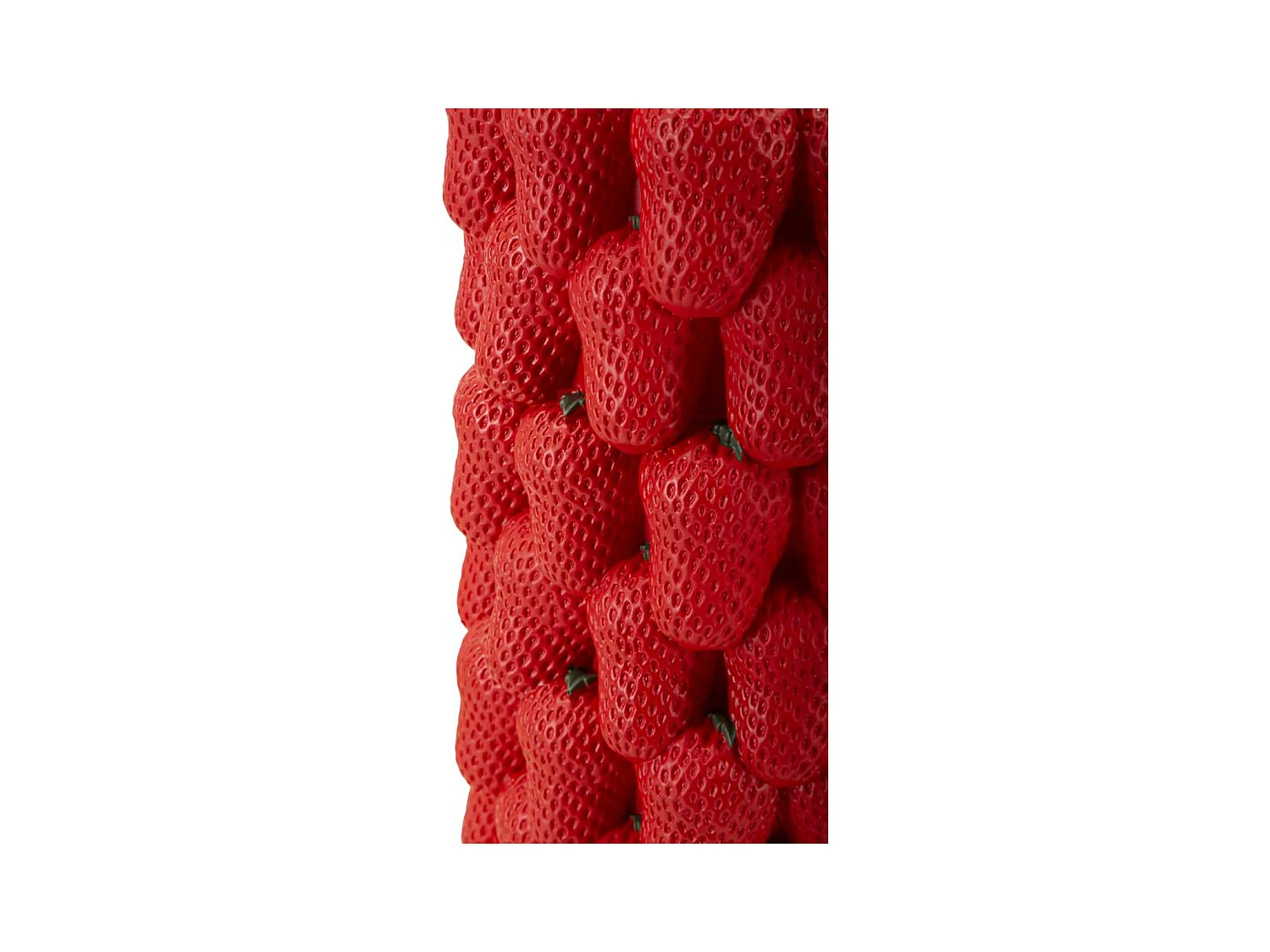 Vaso Decorativo Morangos, Vermelho, 20x20x32 cm, Epikasa