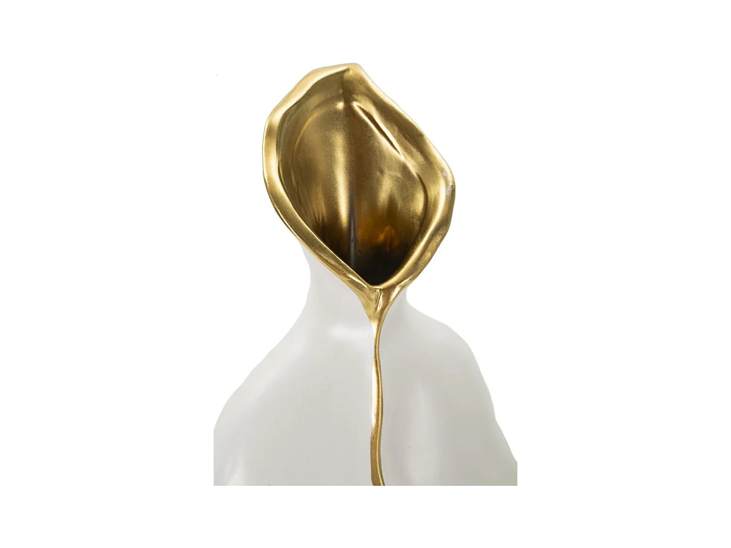 Vase Décoratif MF647, Blanc, 16x8x40 cm, Epikasa