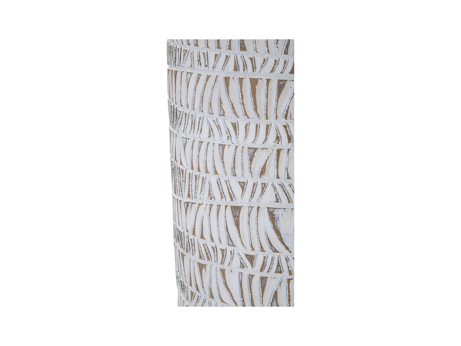 Vase Décoratif MF678, Blanc, 19x12x50 cm, Seven Design