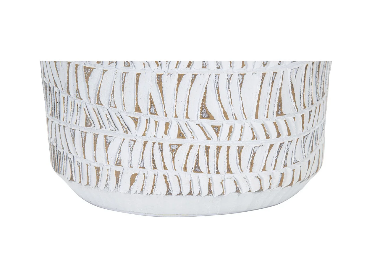 Vase Décoratif MF678, Blanc, 19x12x50 cm, Seven Design