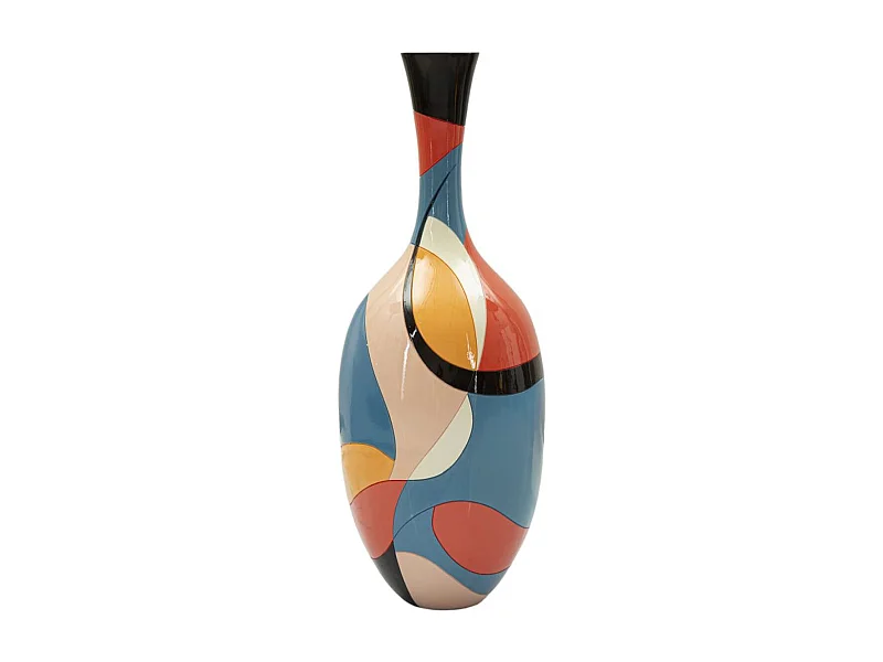 Vaso Decorativo MF659, Multicolorido, 25x25x66 cm, Epikasa