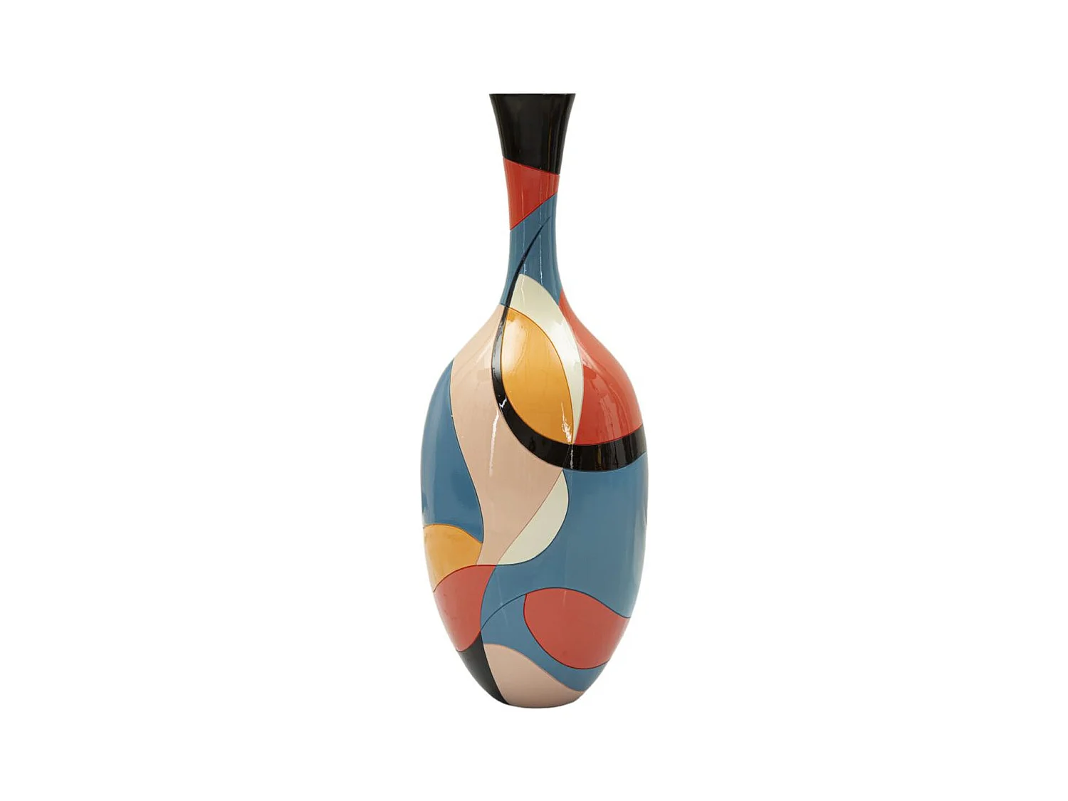 Vaso Decorativo MF659, Multicolorido, 25x25x66 cm, Epikasa