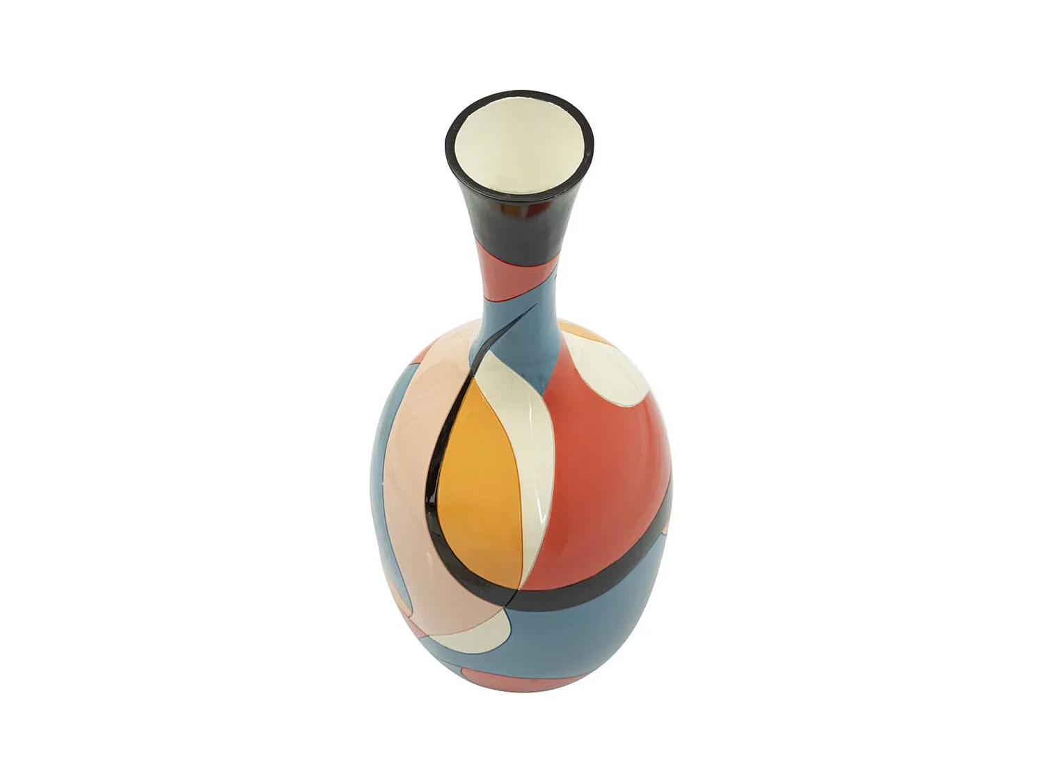 Vaso Decorativo MF659, Multicolorido, 25x25x66 cm, Epikasa