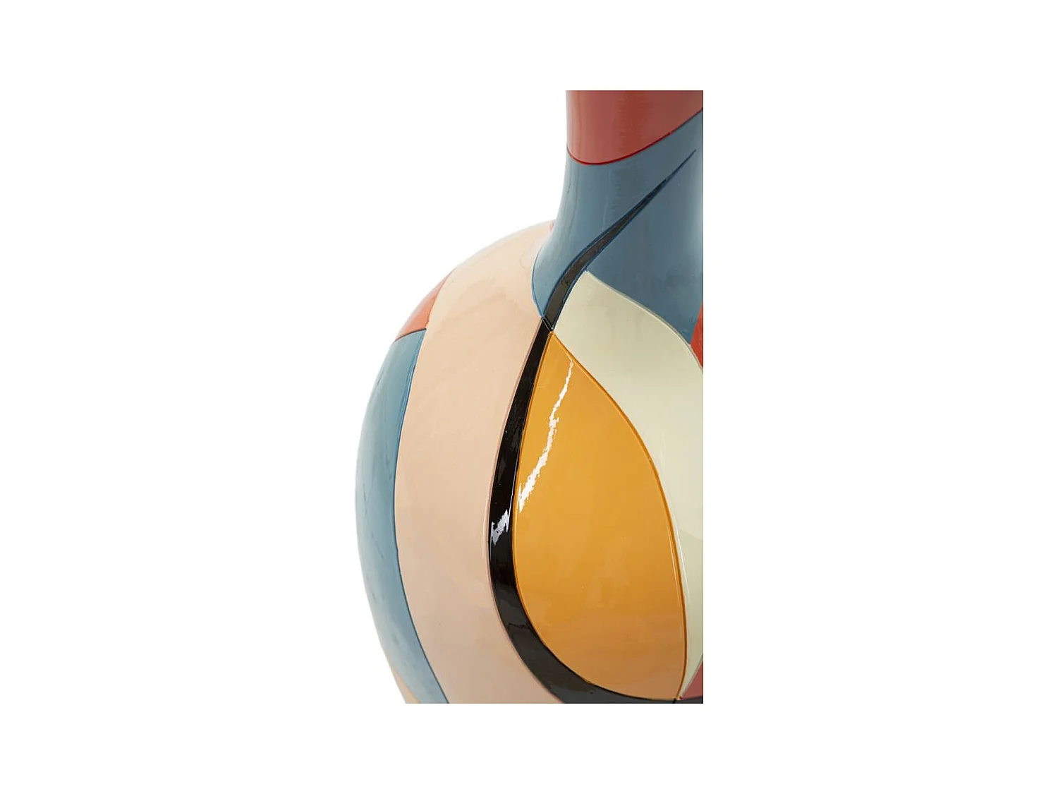 Vaso Decorativo MF659, Multicolorido, 25x25x66 cm, Epikasa