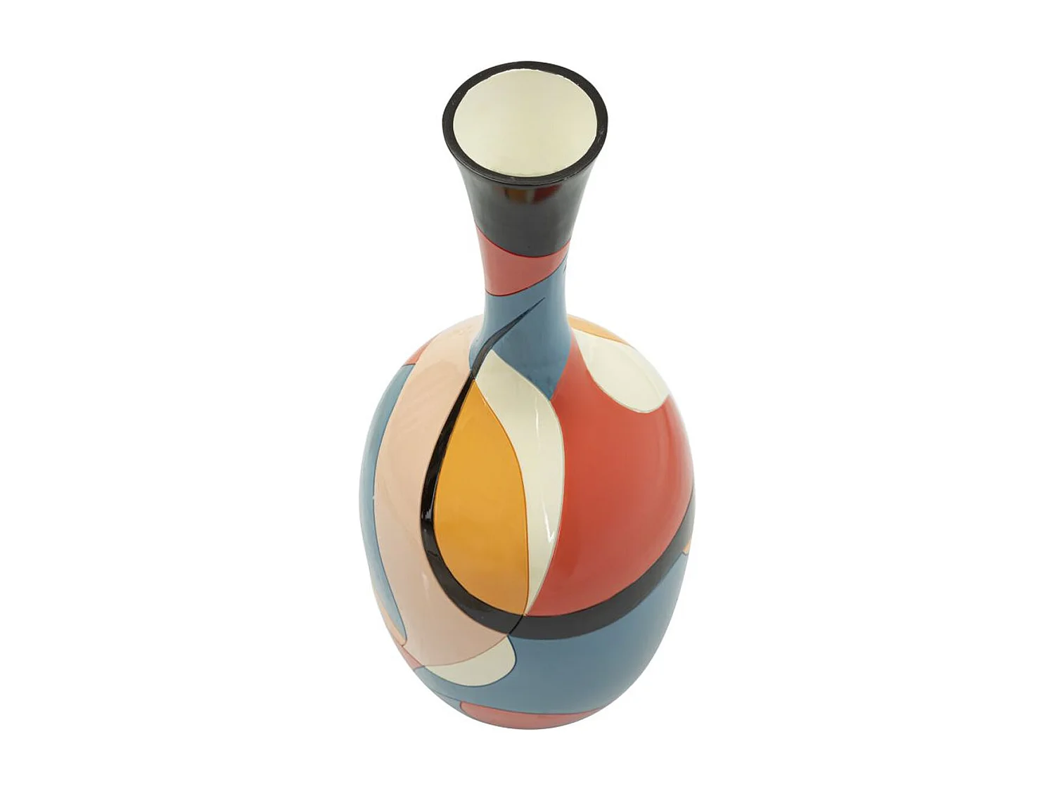 Vase Décoratif MF659, Multicouleur, 25x25x66 cm, Seven Design