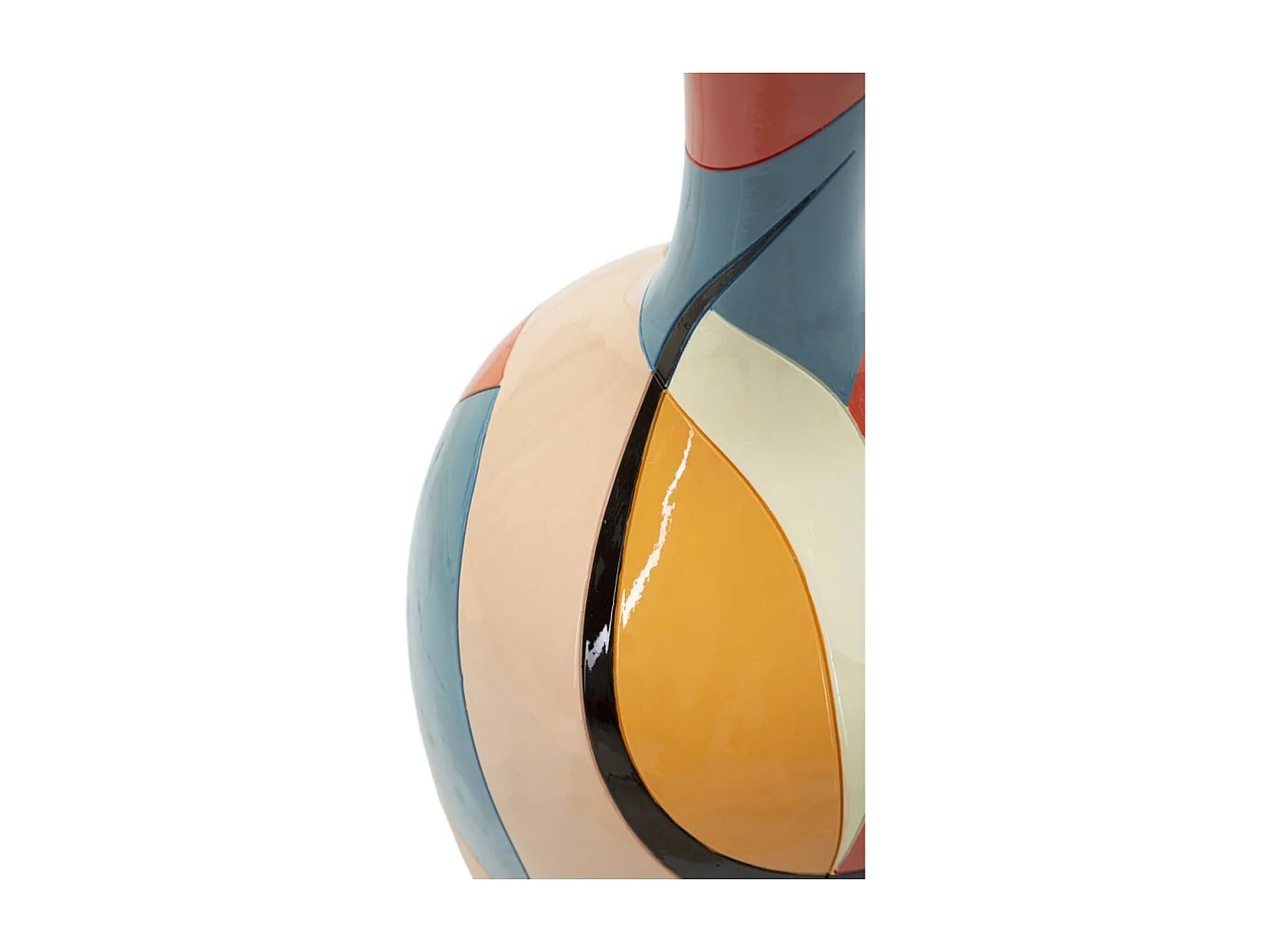 Vase Décoratif MF659, Multicouleur, 25x25x66 cm, Seven Design