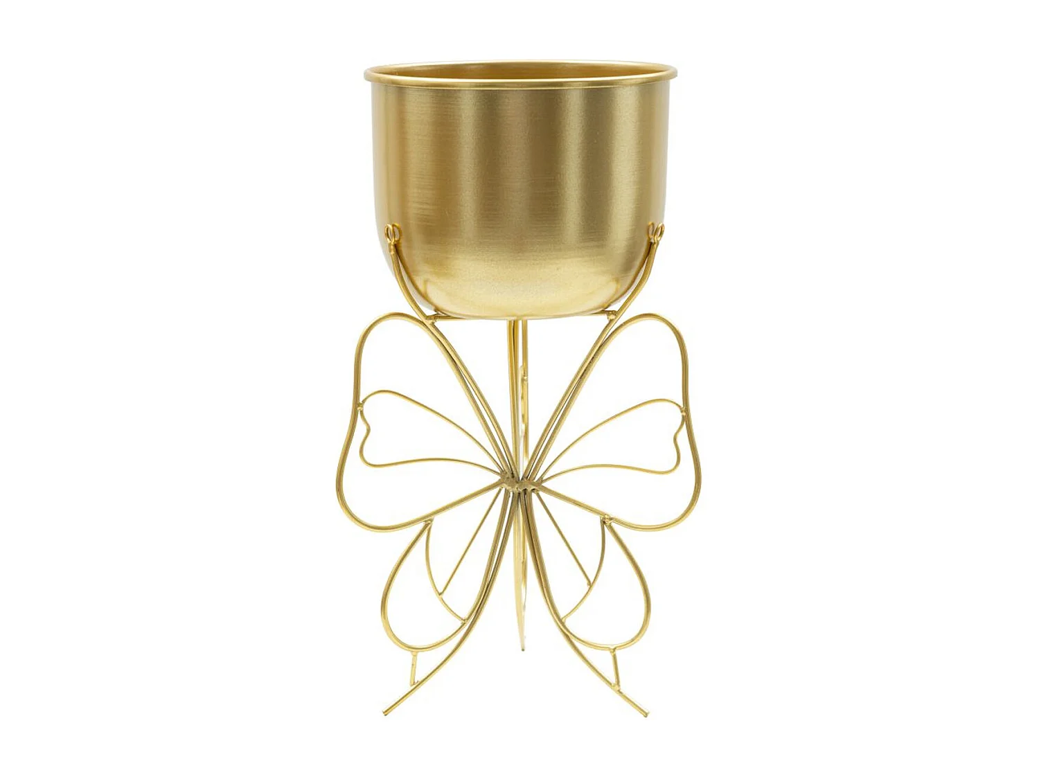 Cache Pot Papillon 5, Or, 22x22x40 cm, Seven Design