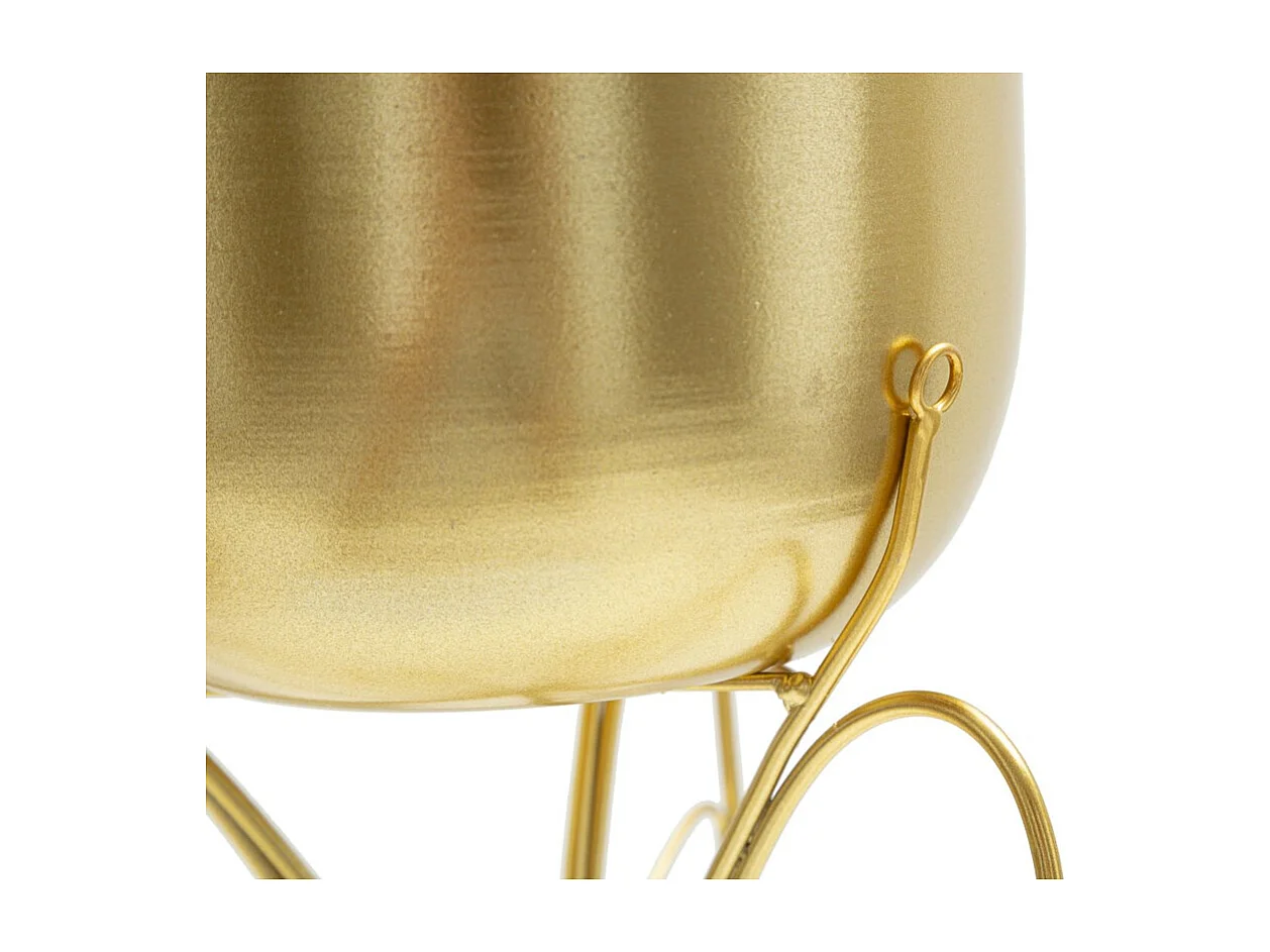 Cache Pot Papillon 5, Or, 22x22x40 cm, Seven Design