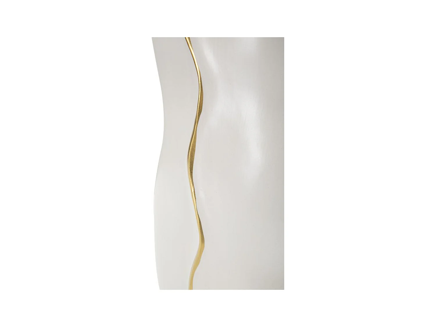 Vaso Decorativo MF642, Branco, 19,5x10x50 cm, Epikasa