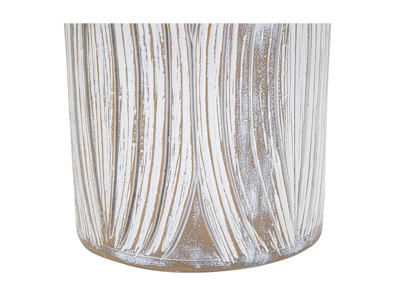 Decoratieve Vaas MF663, Wit, 15,5x15,5x74 cm, Epikasa