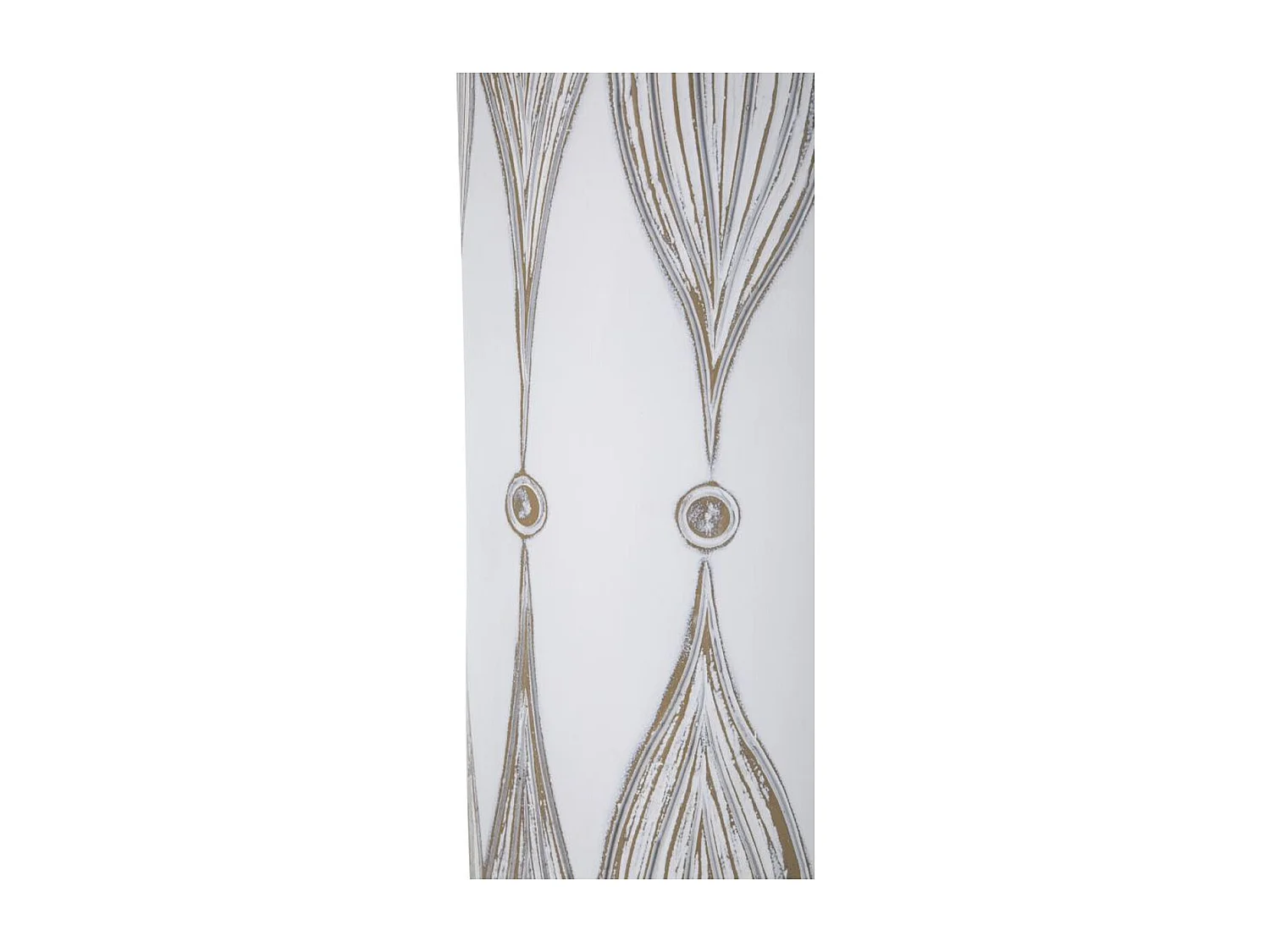 Wazon Dekoracyjny MF663, Biały, 15,5x15,5x74 cm, Seven Design