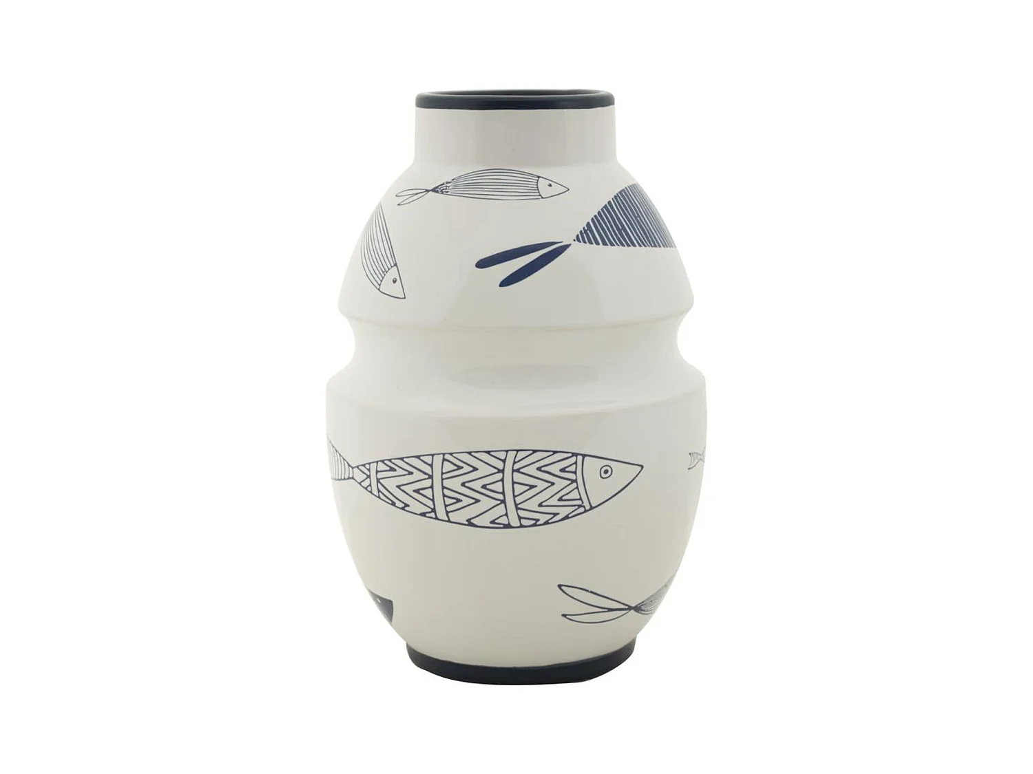 Vaso Decorativo MF650, Multicolore, 15x15x24 cm, Epikasa